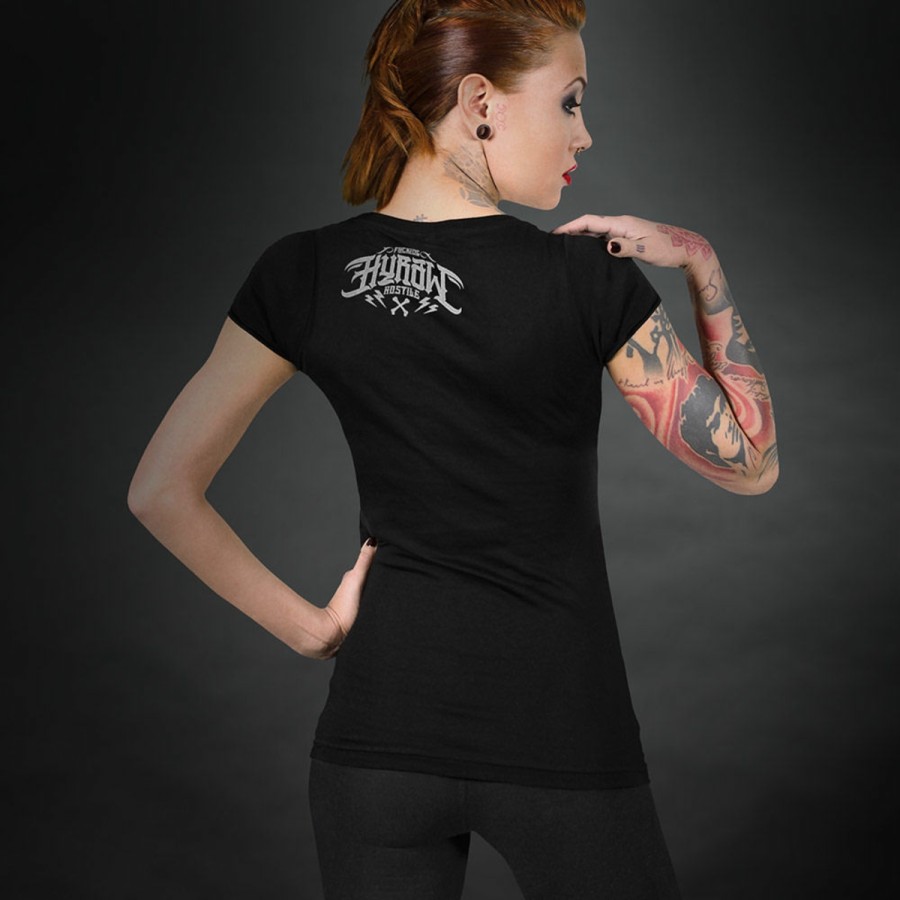Kvinder HYRAW T-Shirts Hardcore | T-Shirt Til Kvinder Hyraw - Classic Savage
