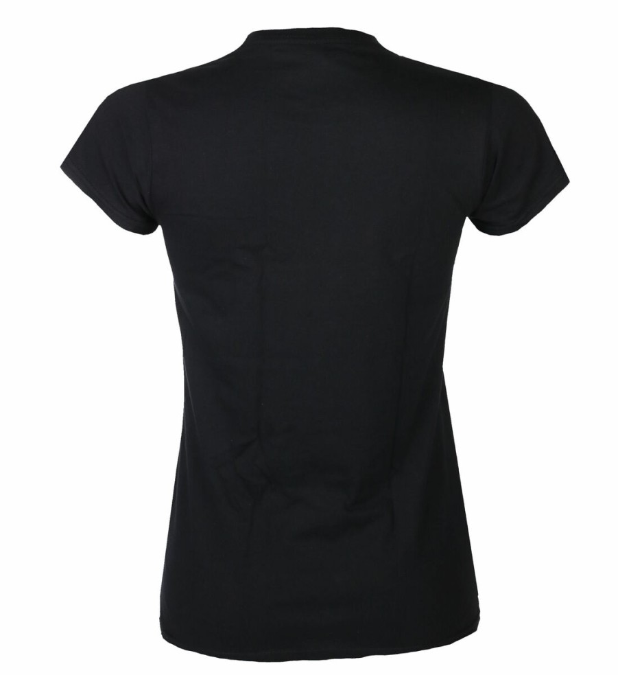 Kvinder ROCK OFF Metal T-Shirts | T-Shirt Til Kvinder Blondie - Punk Logo - Black - Rock Off